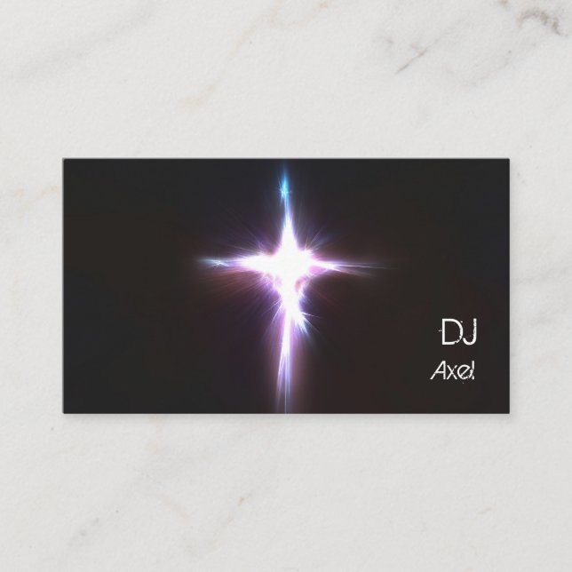 Light Burt DJ Business Card (Front)