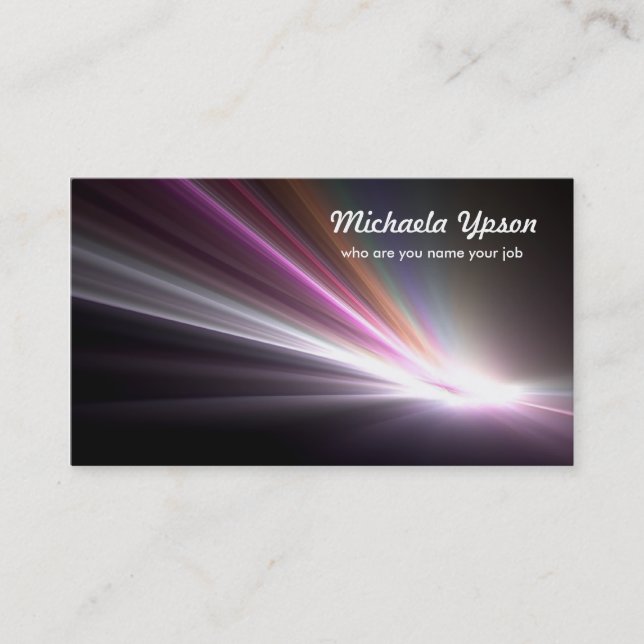 light business card (Front)