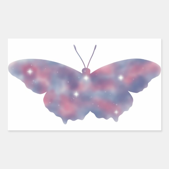 Light Butterfly Starscape Sticker (Front)