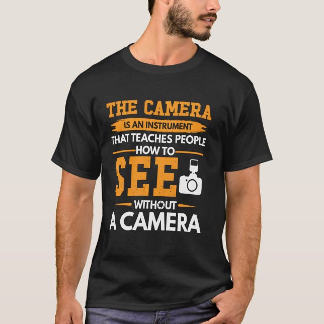 Light Camera Action Cameraman T-Shirt (Front)