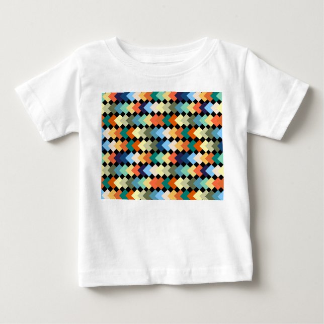 Light Coloured Diamonds Baby T-Shirt (Front)