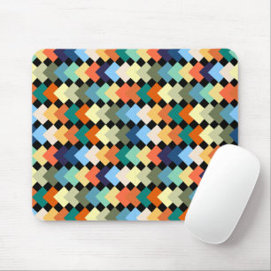 Light Coloured Diamonds Mouse Mat