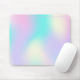 Light colours holographic background mouse mat