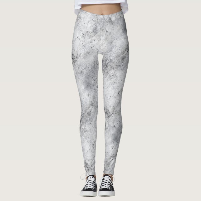 Light Concrete Plaster Texture with Distress Leggings (Front)