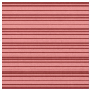 Light Coral and Maroon Coloured Pattern of Stripes Fabric