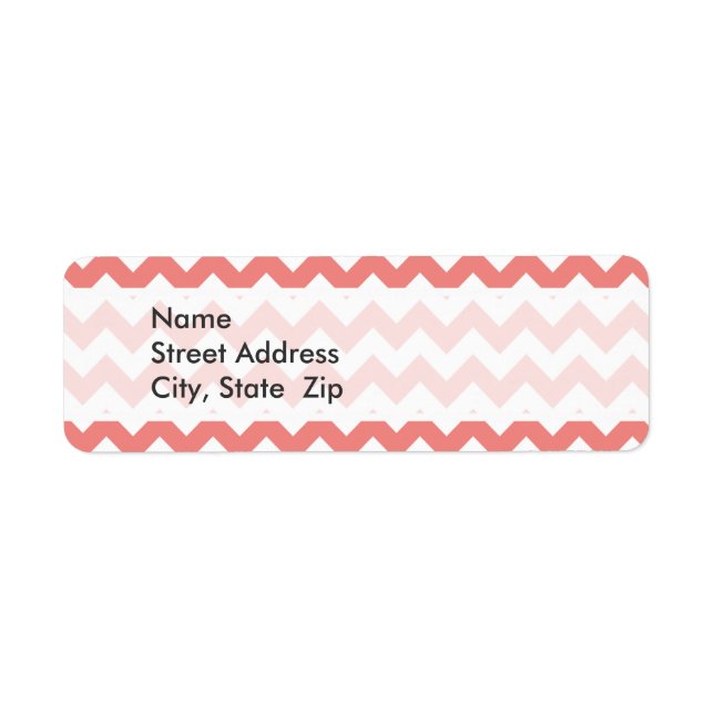Light Coral Chevron Stripes (Front)