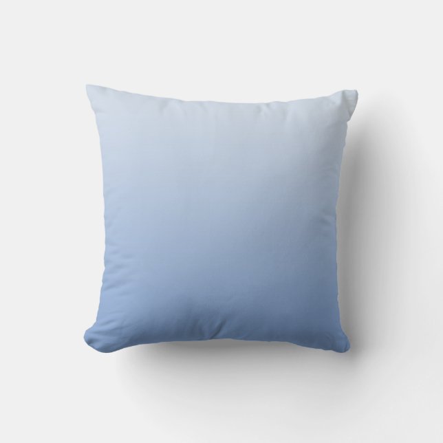 Light Cornflower Blue Gradient Cushion (Front)