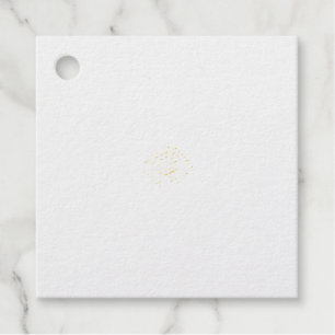 Light Cornflower Blue, Sky Megenta, Girly Favour Tags