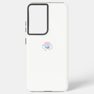 Light Cornflower Blue, Sky Megenta, Girly Samsung Galaxy Case