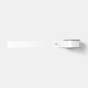 Light Cornflower Blue, Sky Megenta, Girly Satin Ribbon