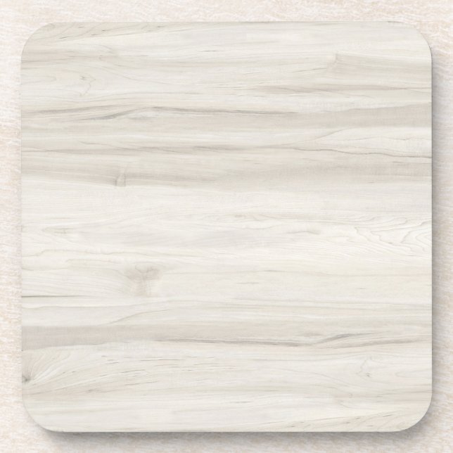 Light cream colour wood coaster (Front)