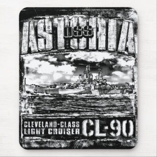 Light cruiser Astoria Mouse Mat