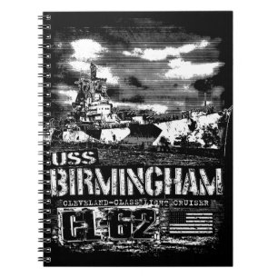 Light cruiser Birmingham Notebook