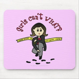 Light CSI Detective Mouse Mat