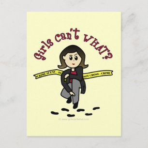 Light CSI Detective Postcard