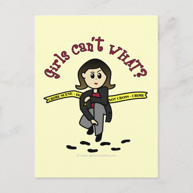 Light CSI Detective Postcard (Front)