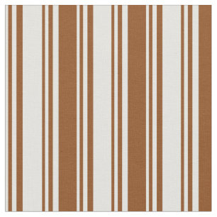 Light Cyan and Brown Coloured Lines Fabric