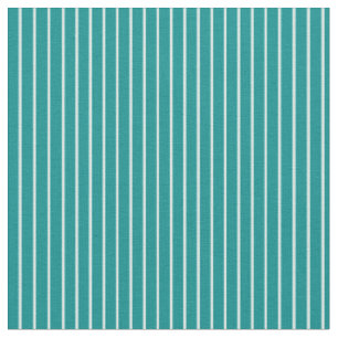 Light Cyan and Dark Cyan Lines/Stripes Pattern Fabric