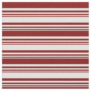 Light Cyan and Maroon Coloured Lines Pattern Fabric