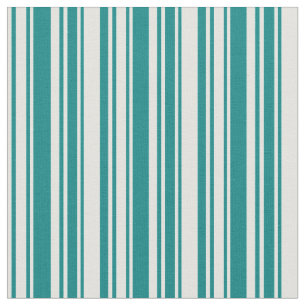 Light Cyan and Teal Coloured Lined/Striped Pattern Fabric