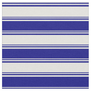 Light Cyan & Blue Coloured Lines Fabric