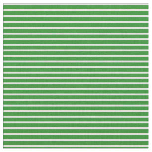 Light Cyan & Forest Green Coloured Stripes Fabric