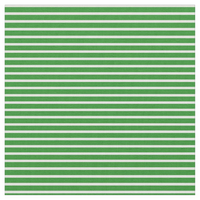 Light Cyan & Forest Green Coloured Stripes Fabric (Close Up)
