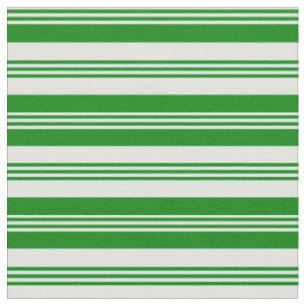 Light Cyan & Green Coloured Pattern of Stripes Fabric