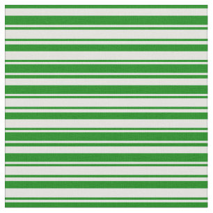 Light Cyan & Green Coloured Striped Pattern Fabric