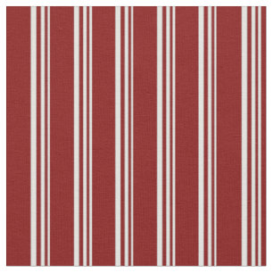 Light Cyan & Maroon Coloured Lined/Striped Pattern Fabric
