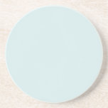Light Cyan Solid Plain Colour Coaster<br><div class="desc">A simple colour design with many characteristics. As calm,  soft,  trendy,  modern,  and fashionable colour.
Hex No.: D4EAEB</div>