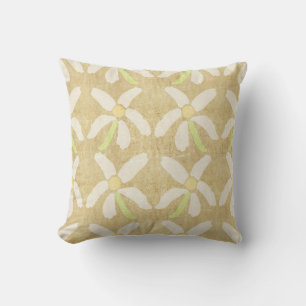 Light Daisy Pattern Pillow