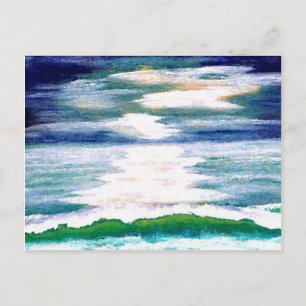 Light Dance on the Sea CricketDiane Ocean Art Postcard