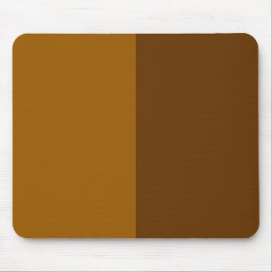 Light Dark Brown Part Half Sides Design Mouse Mat