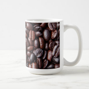 Light & Dark Roast Coffee Beans - Customised Blank Mug