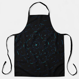 Light decorations in dark area apron