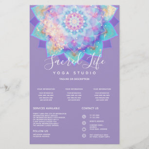 Light Devotion Mandala Lilac Intro   Services  Flyer