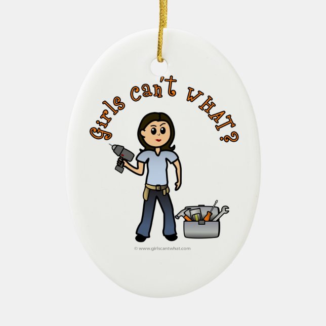 Light Do-It-Yourself Diva Ceramic Tree Decoration (Front)