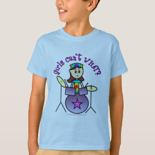 Light Drummer Girl T-Shirt