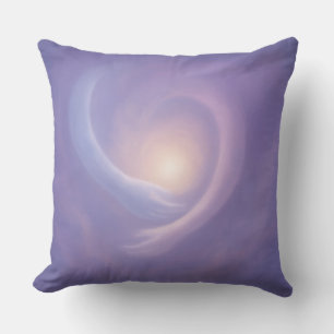 Light Embrace Lavender Abstract Energy Cushion