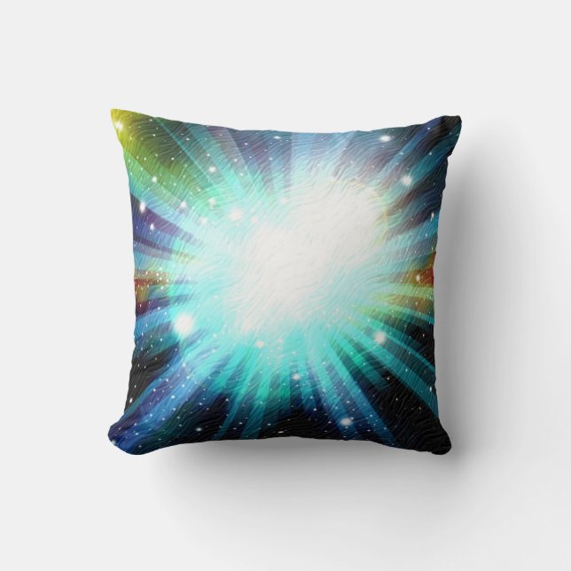Light Fantasy Art Design Abstract Pillow 35 (Front)