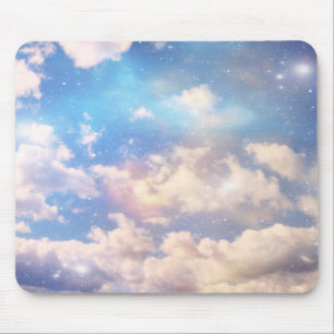 Light Fantasy Clouds Mouse Mat