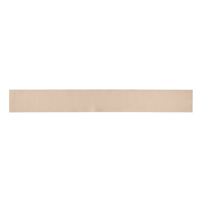 Light Fawn Solid Colour Grosgrain Ribbon (Front)