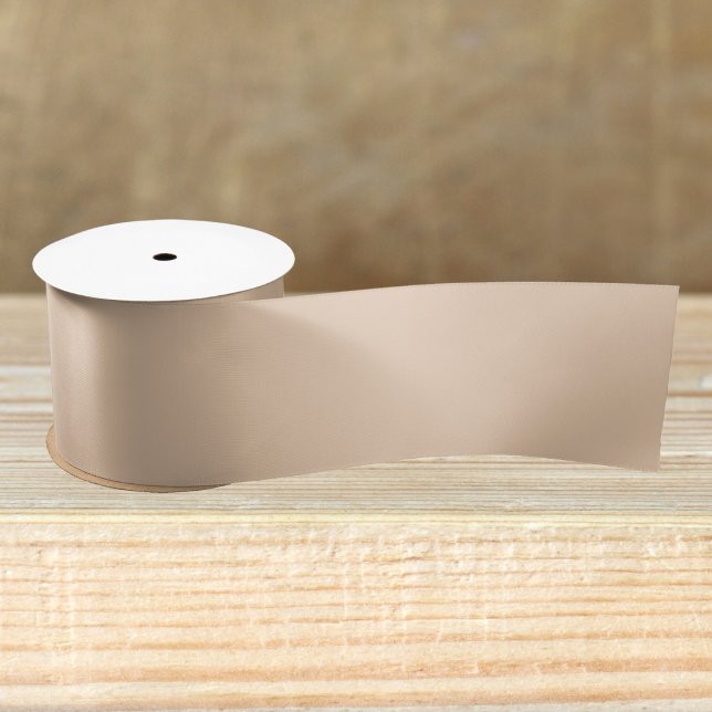 Light Fawn Solid Colour Satin Ribbon (Creator Uploaded)