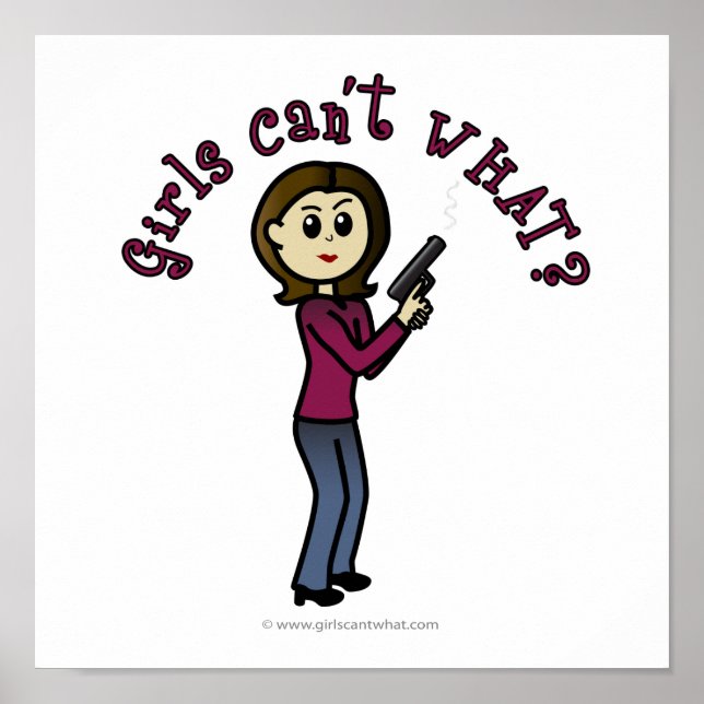 Light Female Sharpshooter Poster (Front)