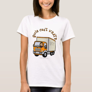 Light Female Truck Driver T-Shirt