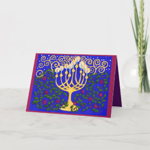 Light Filled Hanukkah Card