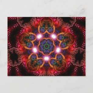 Light Five Fractal Arts Postcard