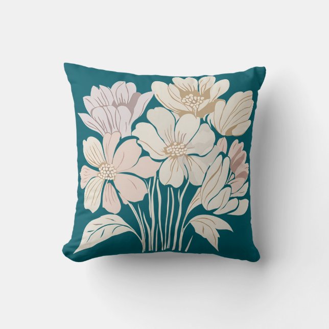 Light Flowers Cushion (Front)