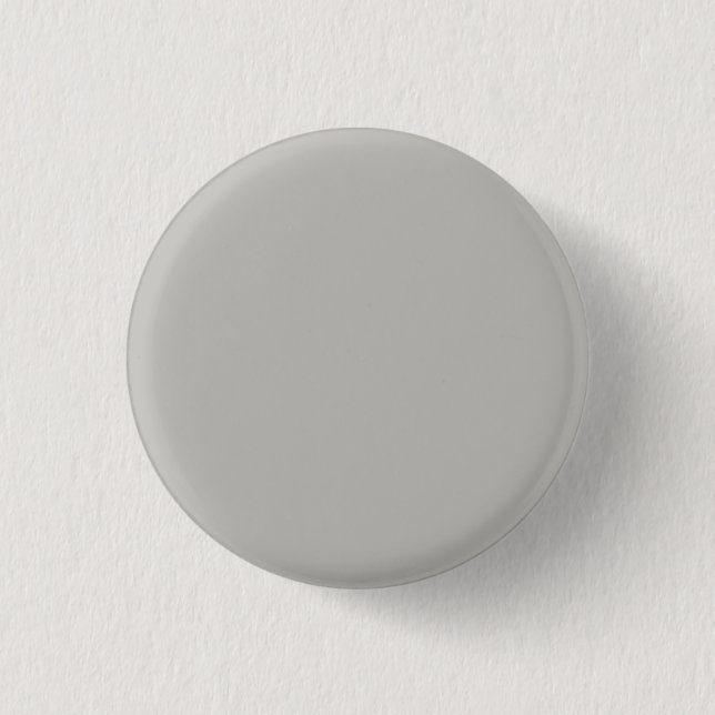 Light French Grey Solid Colour 3 Cm Round Badge (Front)